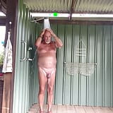 Open air shower. Full video. snapshot 3