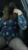 Car wank pee tights pantyhose panties heels boots cumshot snapshot 12