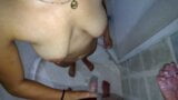 rough and messy blowjob under the shower – trying soapy blowjob with my cuckold hubby snapshot 11