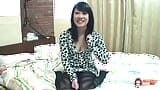 After their quick introduction the brunette spreads her Asian legs for him to plow her snapshot 1