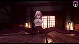 Genshin Impact - yae miko - 穿着连裤袜和成人玩具的性感舞蹈（3D 成人动漫） snapshot 7