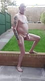 Naked Piss In The Garden snapshot 9