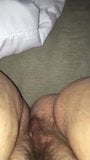 Hairy legs,ass and pussy POV selfie masturbation snapshot 5