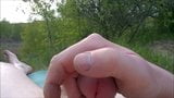 Berlin Arkenberge piss and wank outdoor snapshot 3