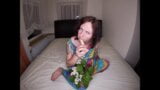 Hot Wife Found a Dildo in a Flower Bouquet snapshot 5