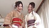 Ciel Hiiragi & Emi Sakurai :: schöne Schlampen im Kimono: Dreier und 2 Cumshots - caribbeancom snapshot 5