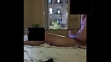 Trying to be caught naked masturbating by neighborhood at open window snapshot 9