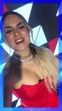 Joanna ''JoJo'' Levesque June 2020 online concert, cleavage snapshot 1