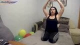 Big Natural Boobs Girl Training - Homemade snapshot 3