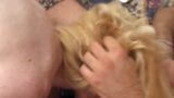 Amateur threeway POV fuck with blonde snapshot 20