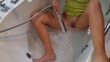 Lonely beautiful student masturbates pussy in the bathtub snapshot 16