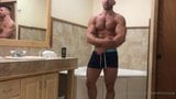 Adam Charlton naked flexing 3 snapshot 1