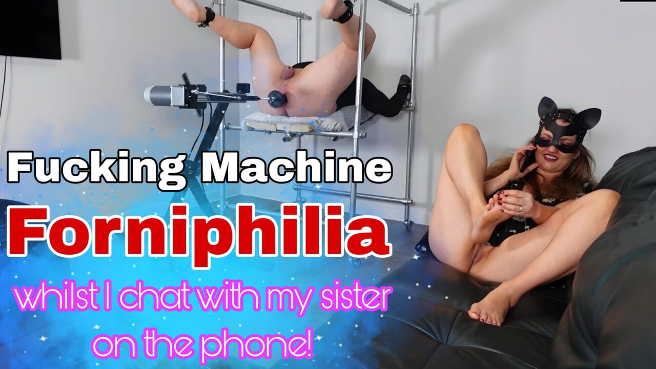 Anal Stretching Fucking Machine Forniphilia! Pegging Bondage BDSM Female Domination Real Homemade Stepmom Milf