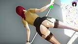 Thick Office Asian Lady Dancing (3D HENTAI) snapshot 6