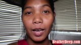 Thai teen Heather Deep gives deepthroat blowjob – Asian snapshot 7