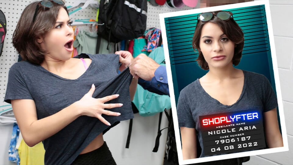 Shoplyfter - das reiche mädchen nicole Aria wird beim ladendiebstahl erwischt