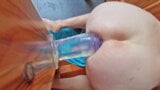 Il mio nuovo dildo mostruoso trasparente nel mio buco del culo - 8 cm di larghezza! snapshot 10