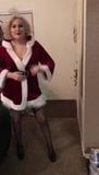 My ex submissive girlfriend singing Santa Baby for me snapshot 1