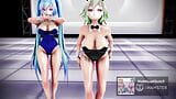 Mmd r18 Gumi și Miku persecuție amăgire fată mobilă sex hentai 3d snapshot 2