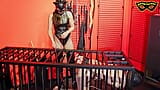 Painful Predicament Bondage Inside the Cage snapshot 10