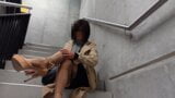 Walk in casity with highheels and stockings and piss snapshot 6