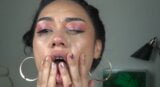 Latina facial corrida snapshot 3