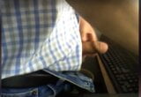 Grandpa stroke under table snapshot 4