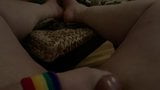 Playin with my penis and balls in a pride wristband snapshot 7