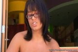 Latina With Glasses Hot Handjob snapshot 6