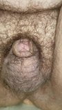 Small hairy cock leaking while riding a toy snapshot 14