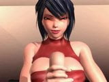 Lady In Red- 3d Anime snapshot 2