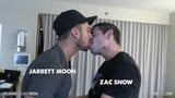 Zac Snow slobbers on Jarret Moon's cock snapshot 3