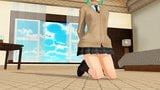 MMD Blowjob - Sinon from SAO snapshot 1