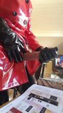 Handjob vinyl gloves and cum snapshot 5