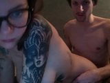 Latvian tattooed couple fucking on cam snapshot 10