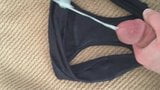 Black Panty Cumshot 02 snapshot 2