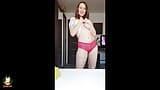 I try on sexual translucent panties to seduce guys snapshot 15