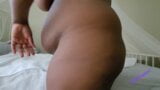 Ebony BBW Bella Bronte Oils down Big Tits and Ass snapshot 1