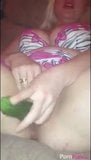 Cute indian girl fingering using cucumber snapshot 2