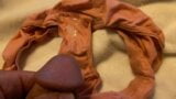 SEVEN excited spurts of cum on stepdaughter's panties snapshot 6