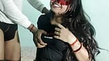 Echte Desi Jija-Sali hardcore romantische seksvideo met Hindi-praat snapshot 8