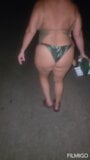Wife walking around campgrounds in a thong snapshot 1