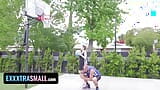 Hot Babe With Natural Hairy Pussy Gets Her Pussy Filled Up By Her Basketball Coach - Exxxtra Small snapshot 5