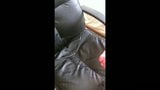 Two New Cumshots on My Leather Chair snapshot 3