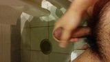 young asian guy jacking off cum in public shower (me) snapshot 8