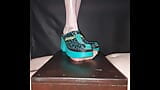Chunky Slippers Ball Crushing on the Ball Standing Table snapshot 5