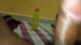 Rajesh masturbating dick on the floor & cummed in bathroom snapshot 6