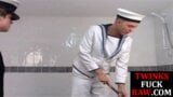 Twink sailor rimmed and barebacked by captain for jizz snapshot 1