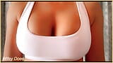 Wifey muestra sus tetas rebotando y vibrando con hipnotizantes pezones snapshot 1