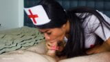 Sexy Thai Nurse Sucks Cock with CIM snapshot 10